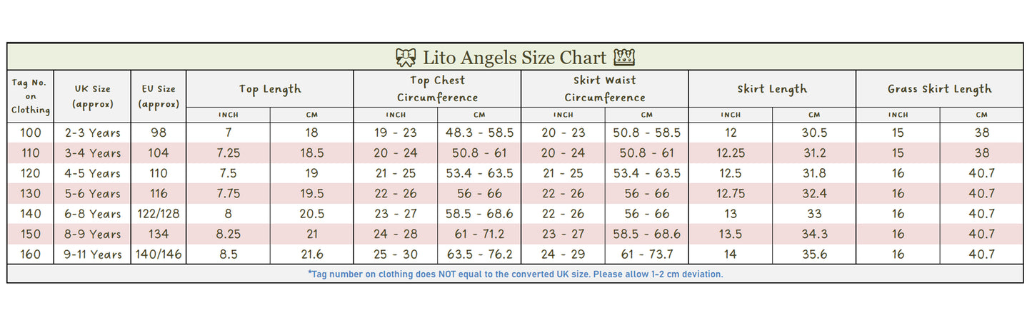 Lito Angels Princess Ocean Adventure Costume Fancy Dress Up for Kids Girls, Halloween Birthday Party Outfit Set