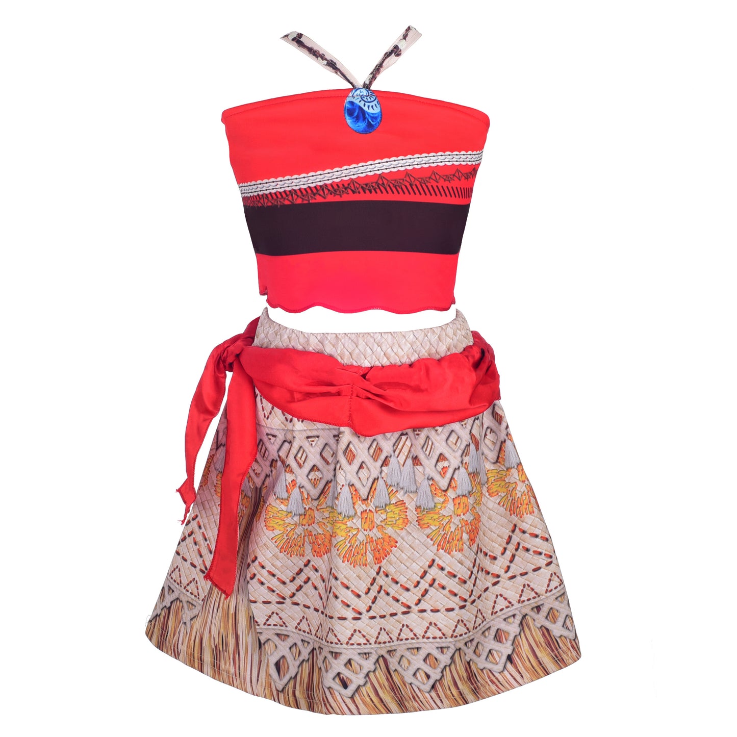 Lito Angels Princess Costume Fancy Dress Up for Kids Girls, Halloween Birthday Party Outfit Top & Skirt 2 Pieces Set