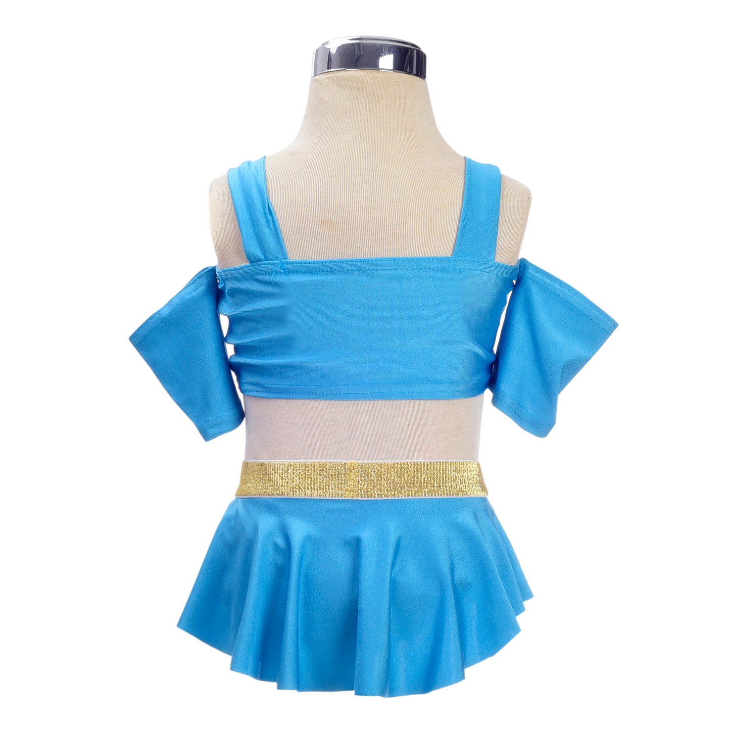 Girls Princess Jasmine Swimming Costume 2 Piece Swimsuit Swimwear Swim Wear Bathing Suit