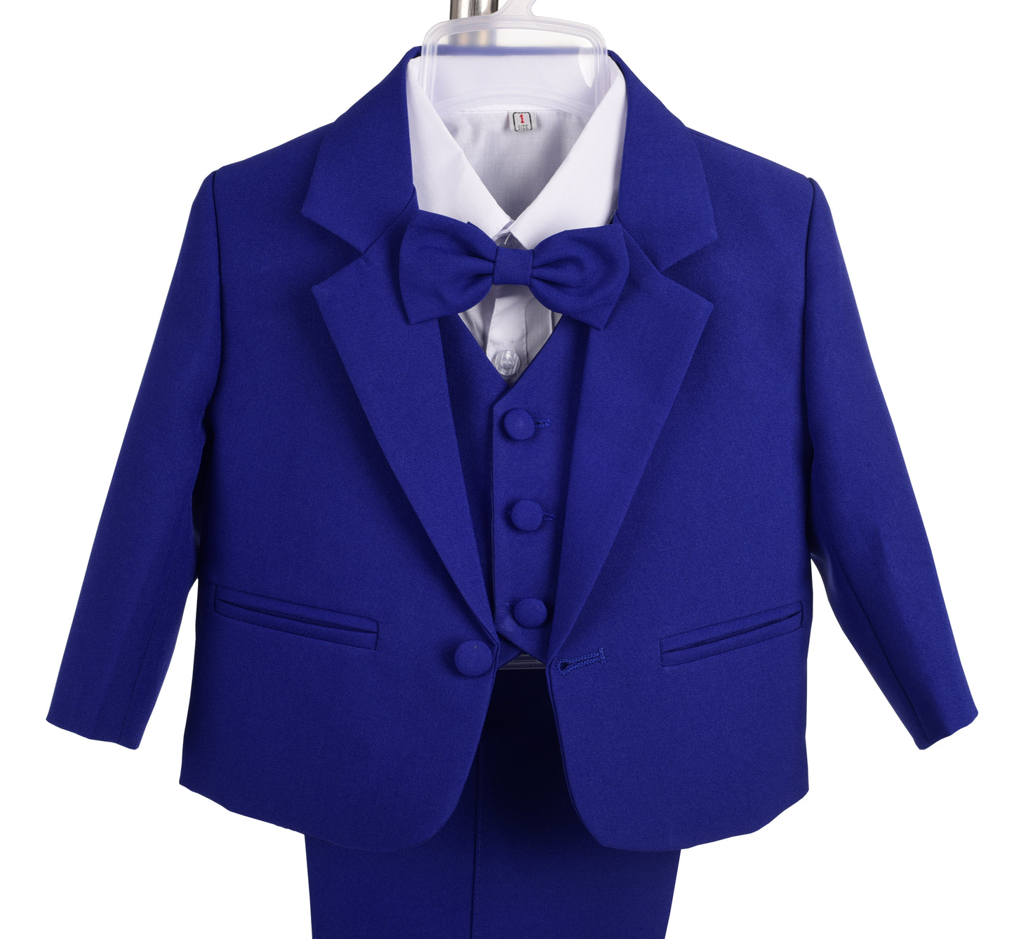 Baby Boys' Suits & Blazers Wedding Outfit 5 Pieces Set - Royal Blue