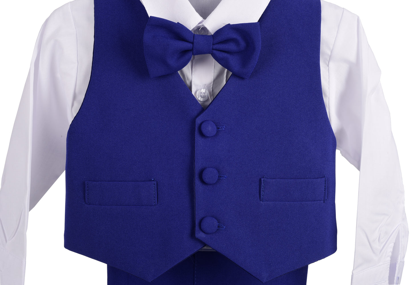 Baby Boys' Suits & Blazers Wedding Outfit 5 Pieces Set - Royal Blue