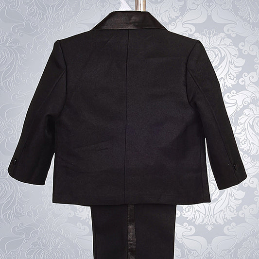 Baby Boys' Suits & Blazers Wedding Outfit 5 Pieces Set - Black