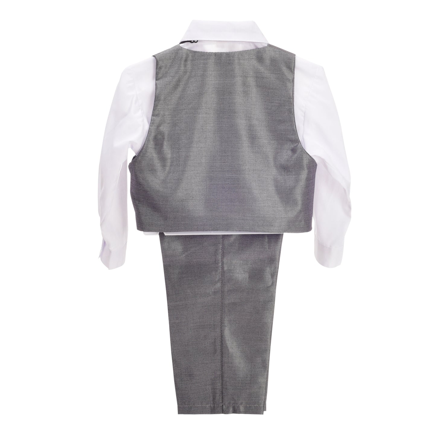 Baby Boys' Suits & Blazers Wedding Outfit 5 Pieces Set - Silver Gray