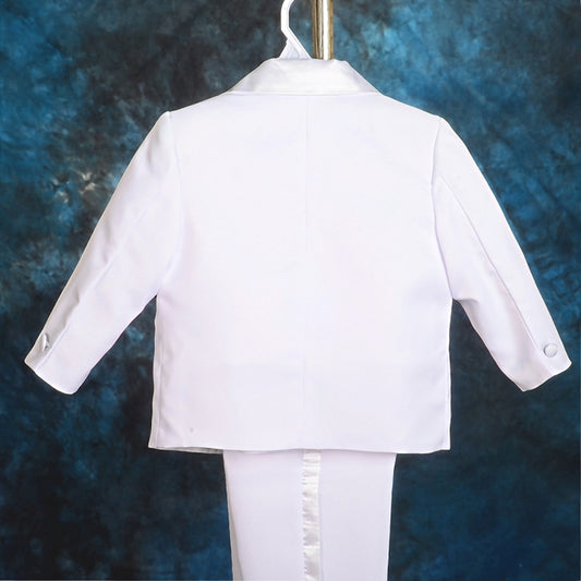 Baby Boys' Suits & Blazers Wedding Outfit 5 Pieces Set - White